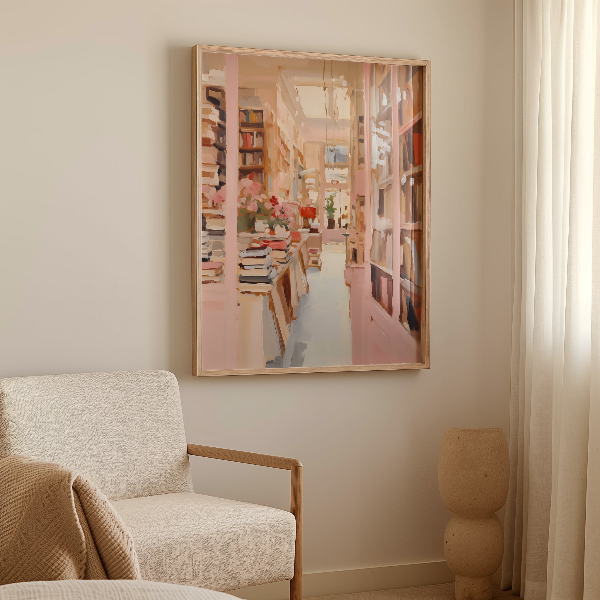 Affiche pour rayon livres