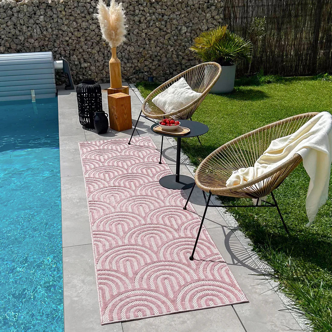 Tapis SANTORINI rose