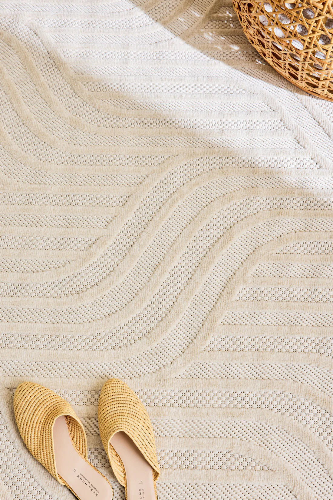 Tapis SANTORINI blanc