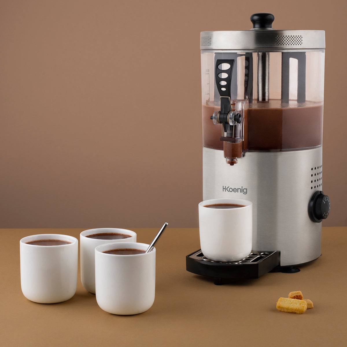 Distributeur de chocolat chaud inox 3L