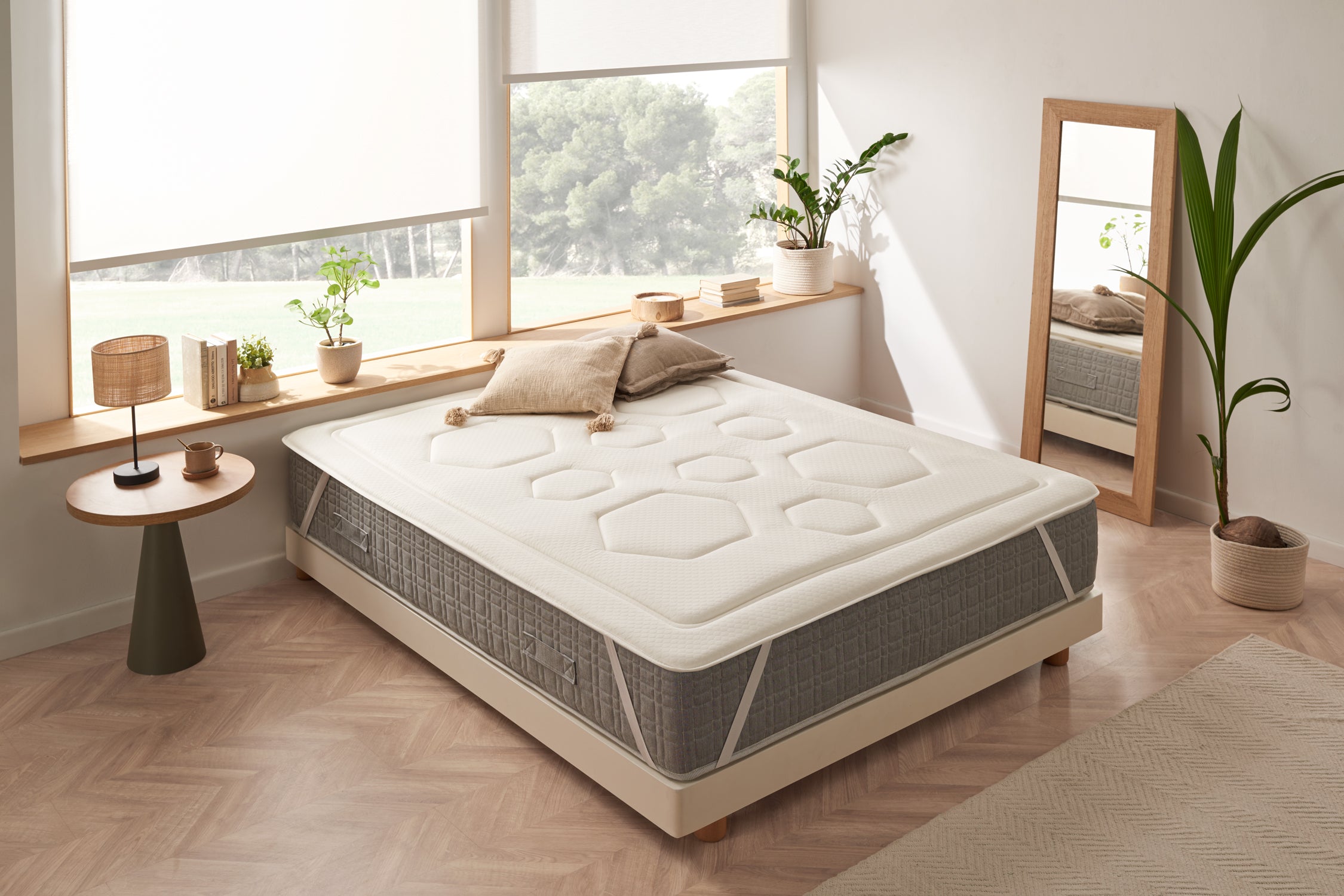 Surmatelas viscosensitive à memoire de forme 5 cm