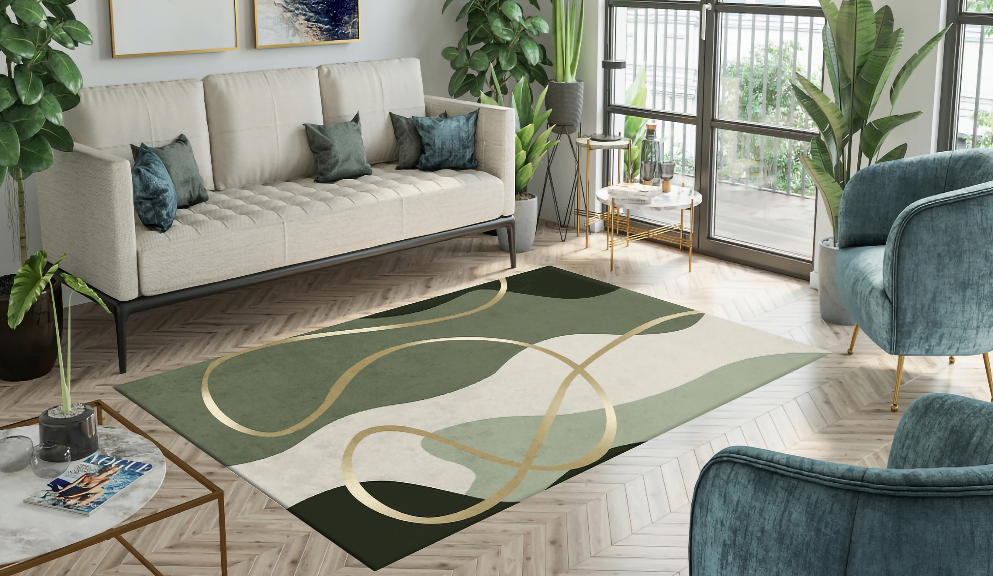 Tapis SIMPLY Vert