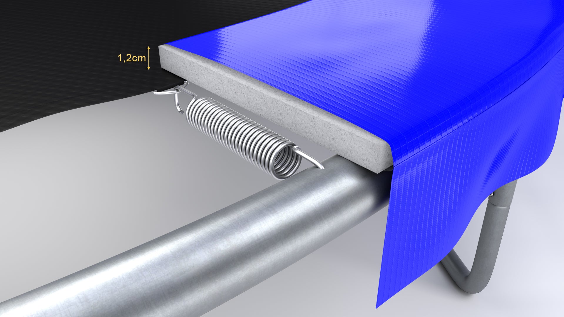 Trampoline Classique 6FT-185cm Bleu