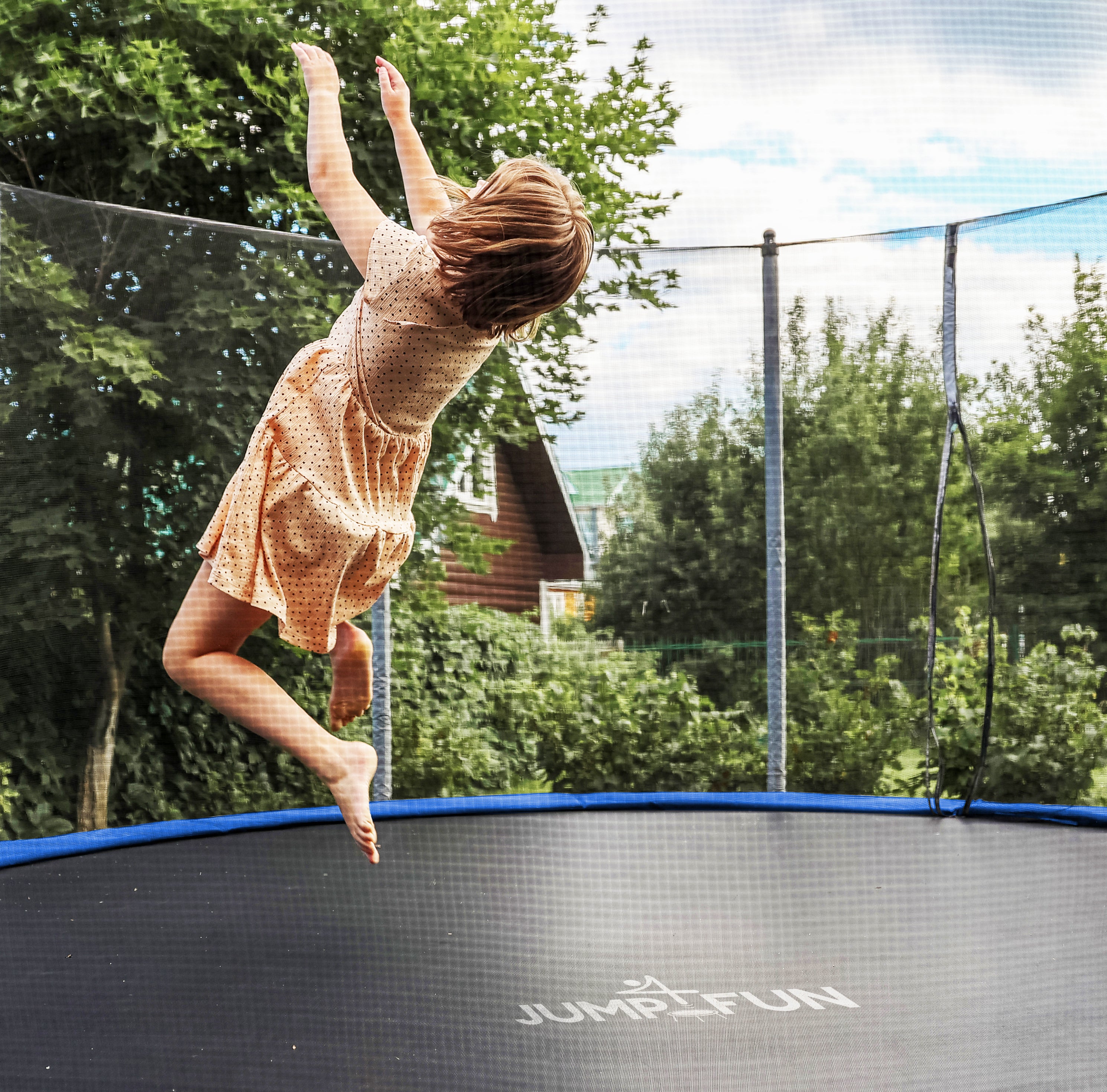 Trampoline Classique 8FT-244cm Bleu