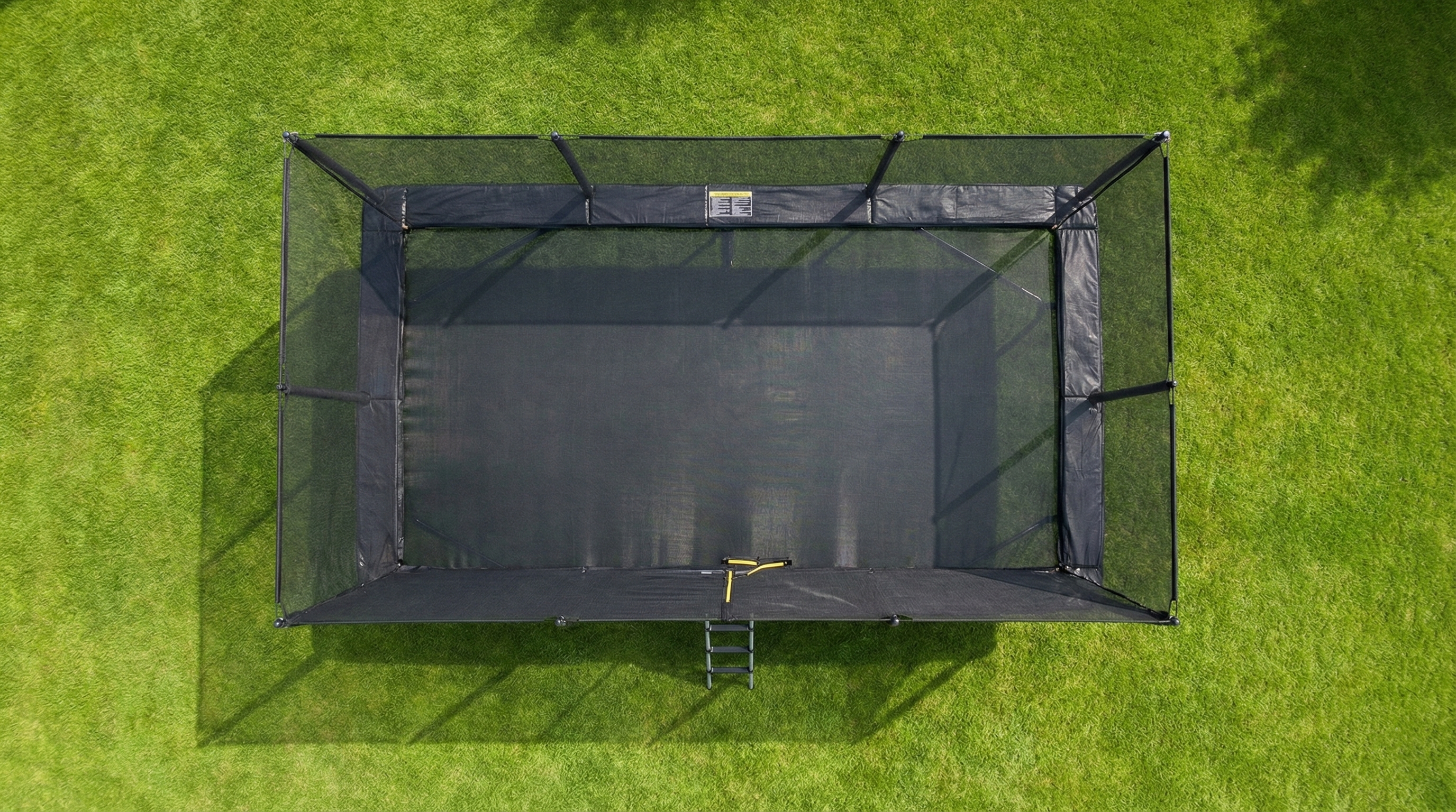 Trampoline Rectangle 10 x 17FT - 518 x 305cm Noir - XXXL