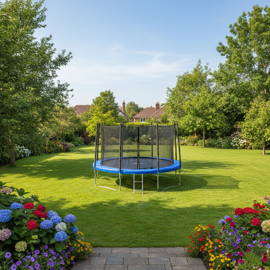 Trampoline Jump4Fun 12FT - 366cm - Bleu