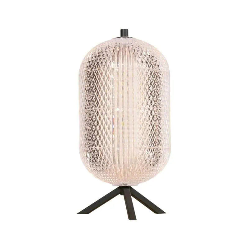 Lampe de table argent noir - Geripu