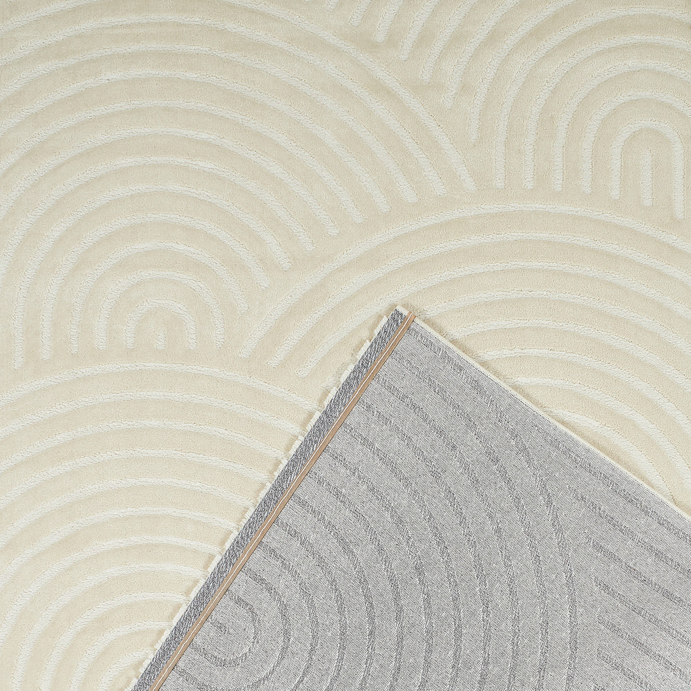 Tapis Bianca blanc crème