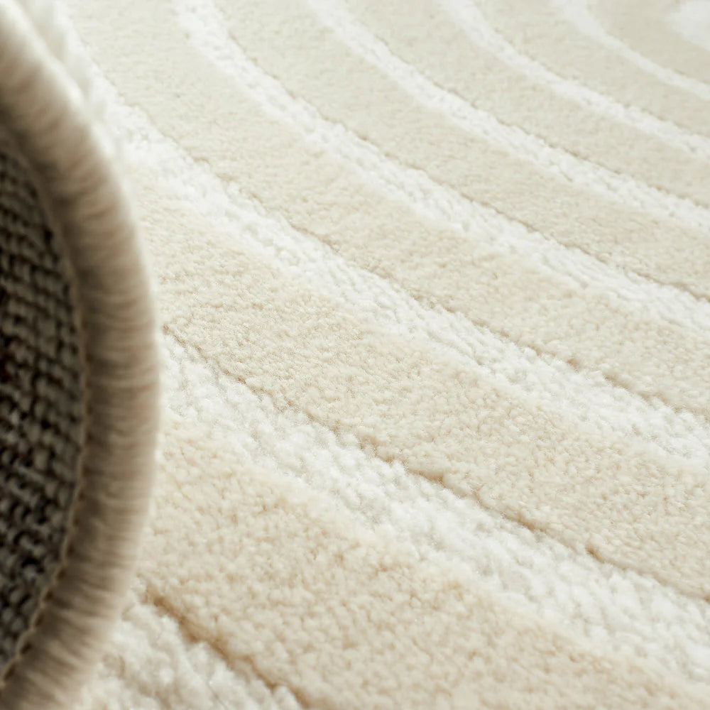 Tapis Bianca blanc crème