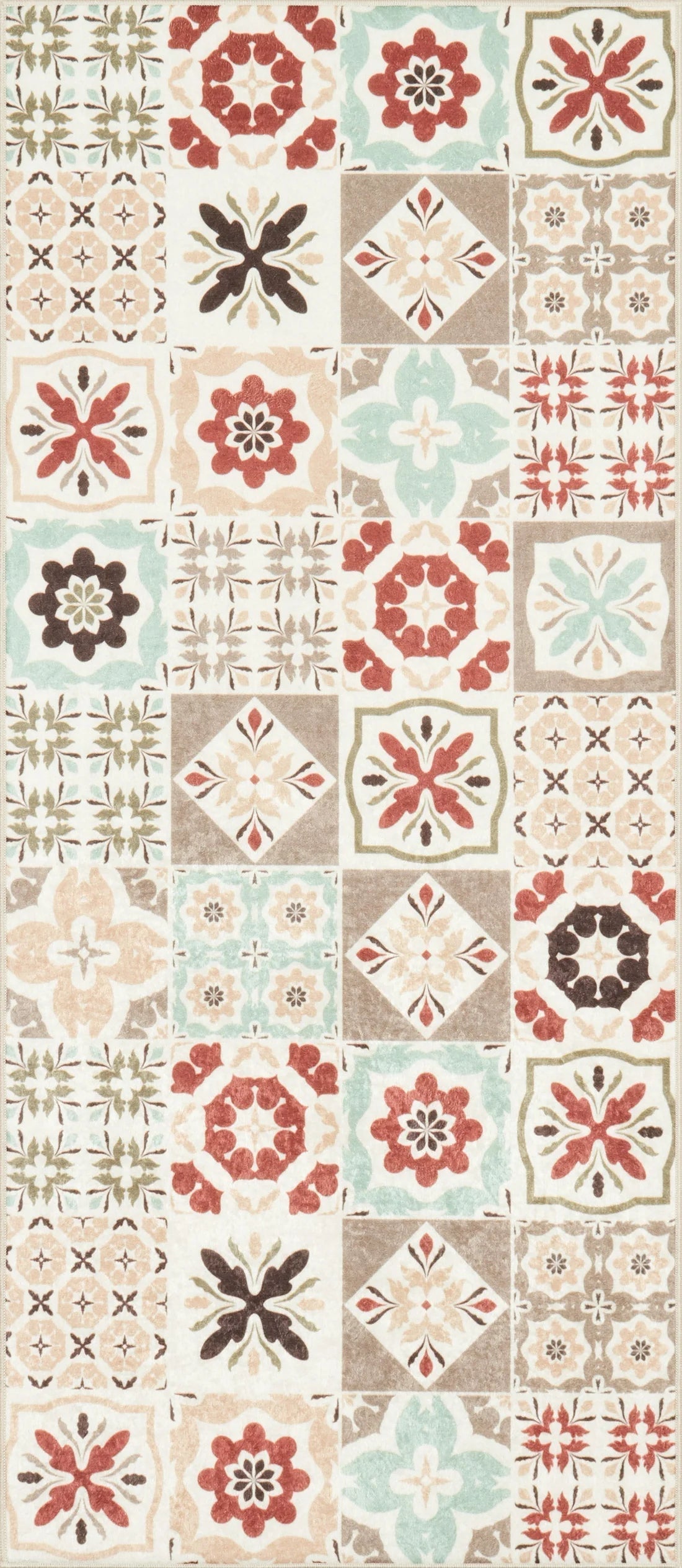 Tapis de cuisine à motifs - multicolore