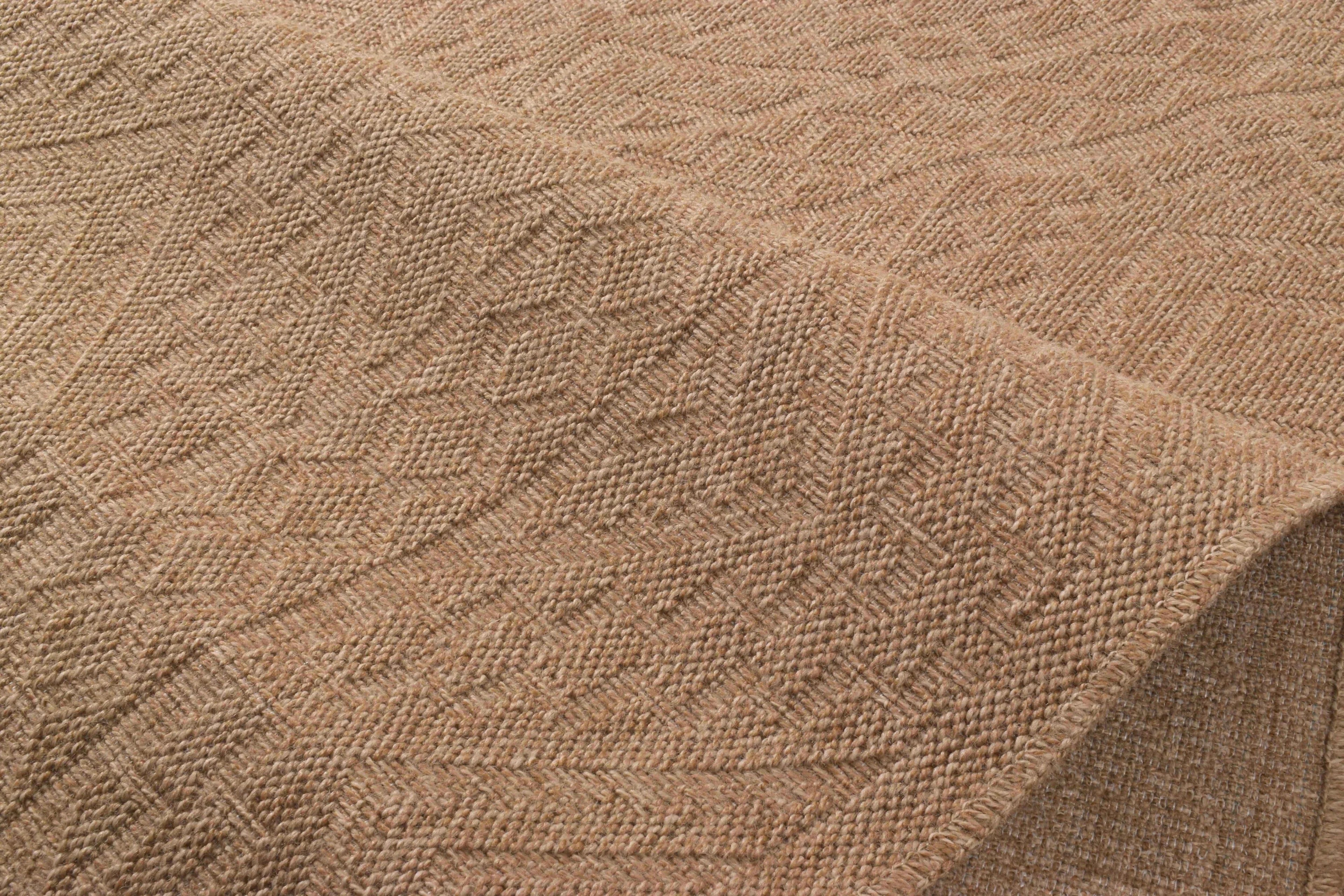 Tapis de salon - intérieur extérieur - aspect jute naturel - motifs géométriques beige - Nature