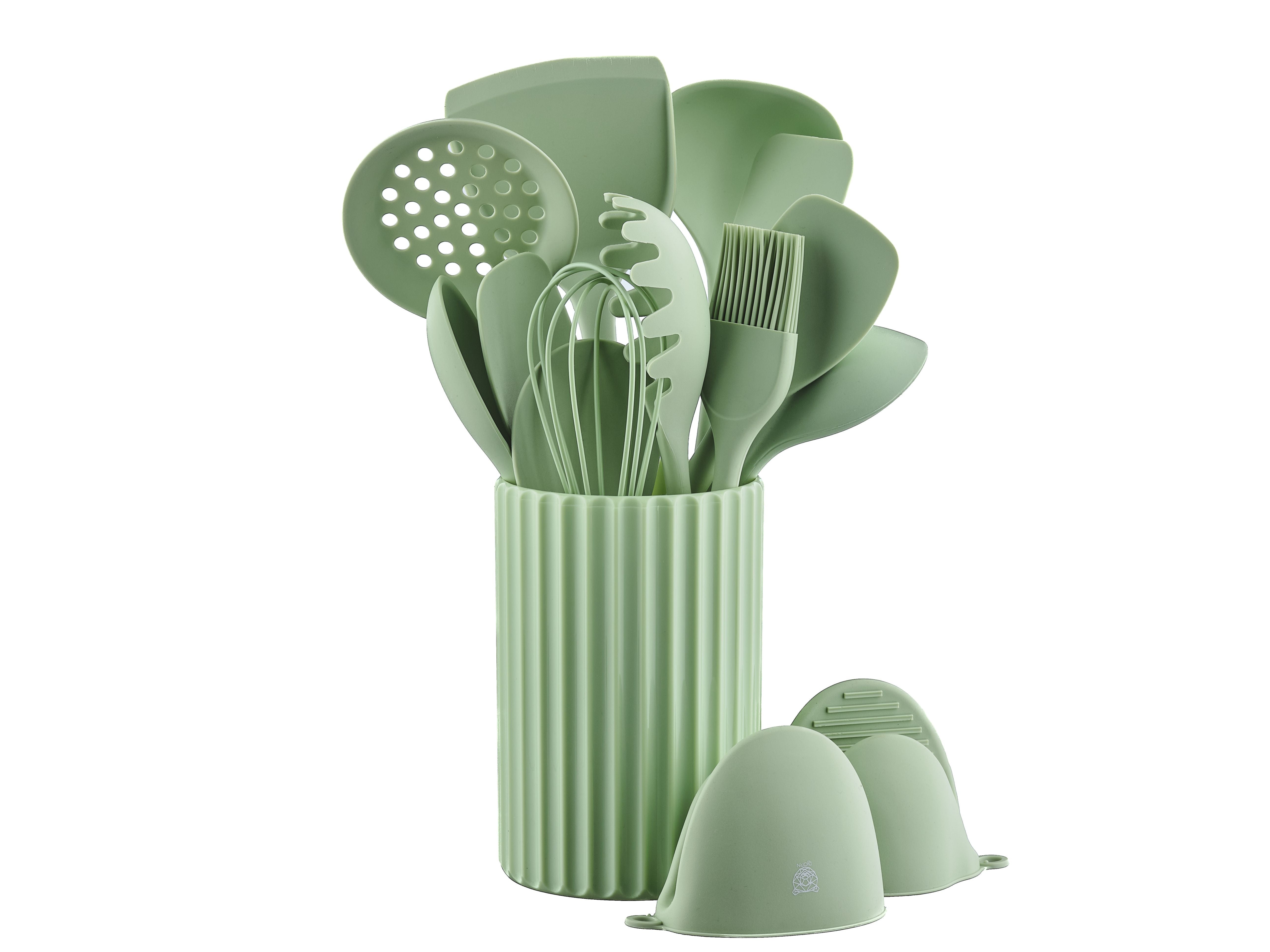 Set d'ustensiles de cuisine en silicone IVAR - 15 pièces