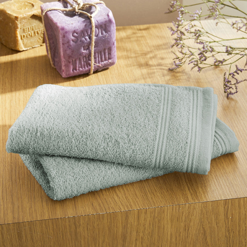 Lot de 2 serviettes invite eponge "Spa" 30 x 50 cm