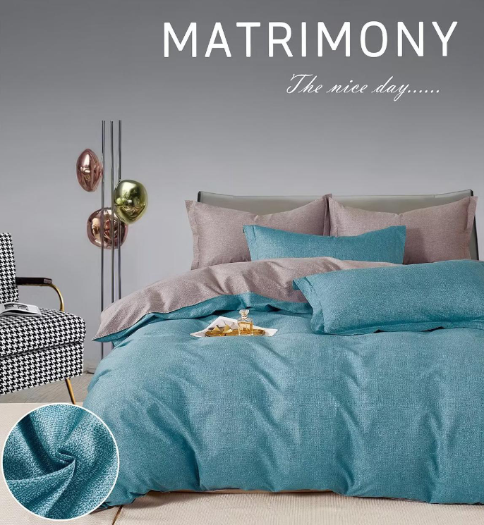 Parure de Couette "Imprimé Double Face" 240 x 220 cm + 2 Taies d'oreiller 65 x 65 cm