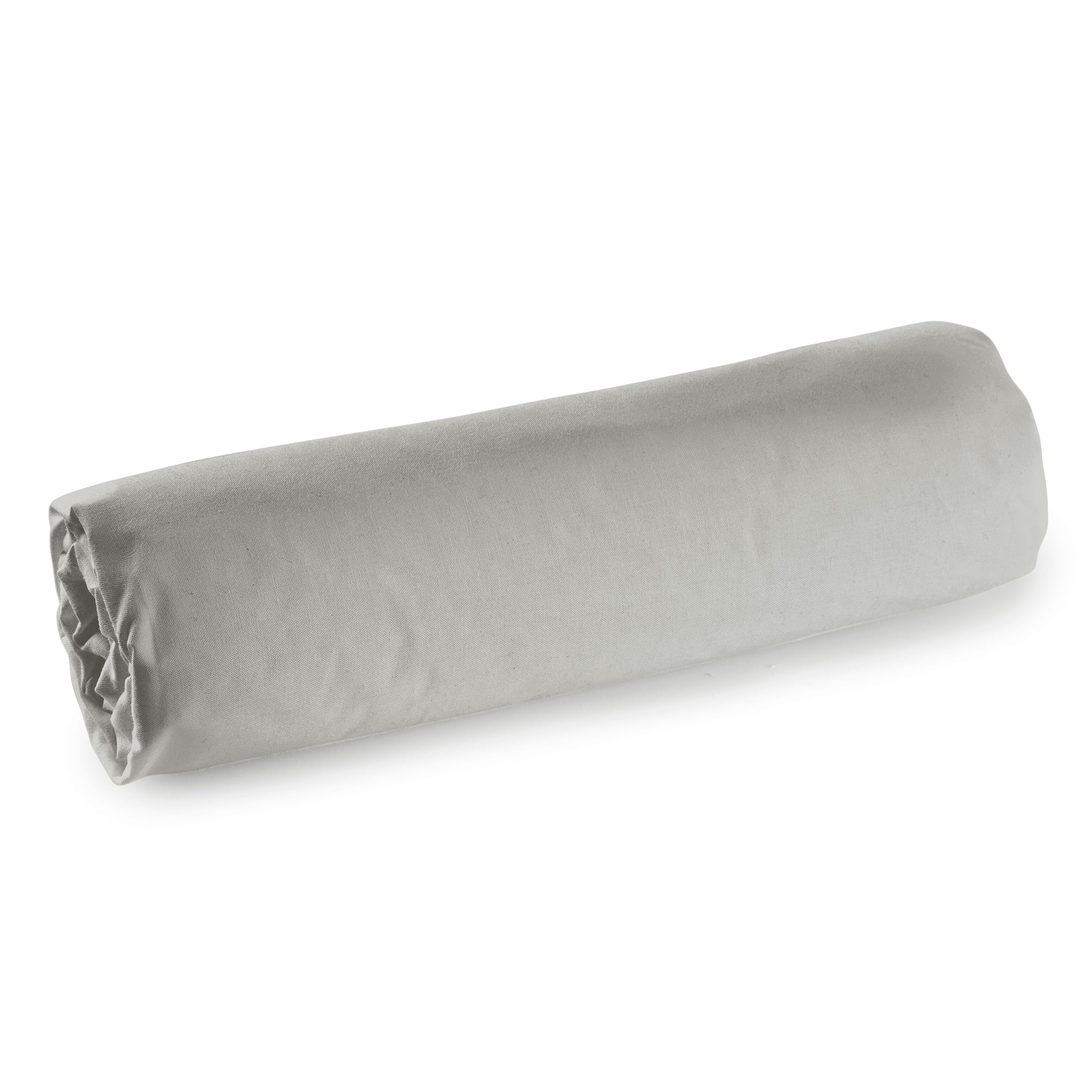 Drap housse Percale 200 x 200 cm Pur Coton Peigné Longues Fibres 80 Fils/cm² Perle