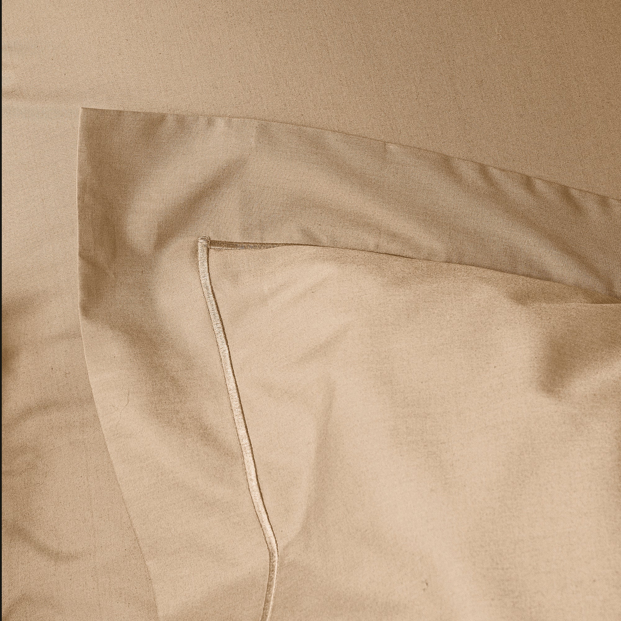 Taie d'oreiller Percale 50 x 70 cm Pur Coton Peigné Longues Fibres 80 Fils/cm² Lin