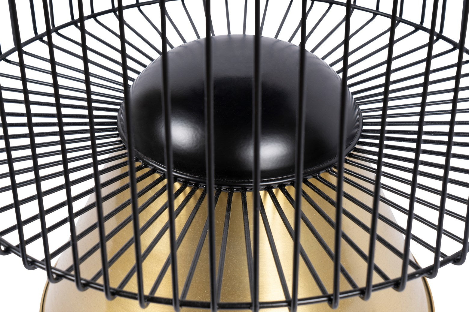 Table d'appoint marron noir or - Malibu