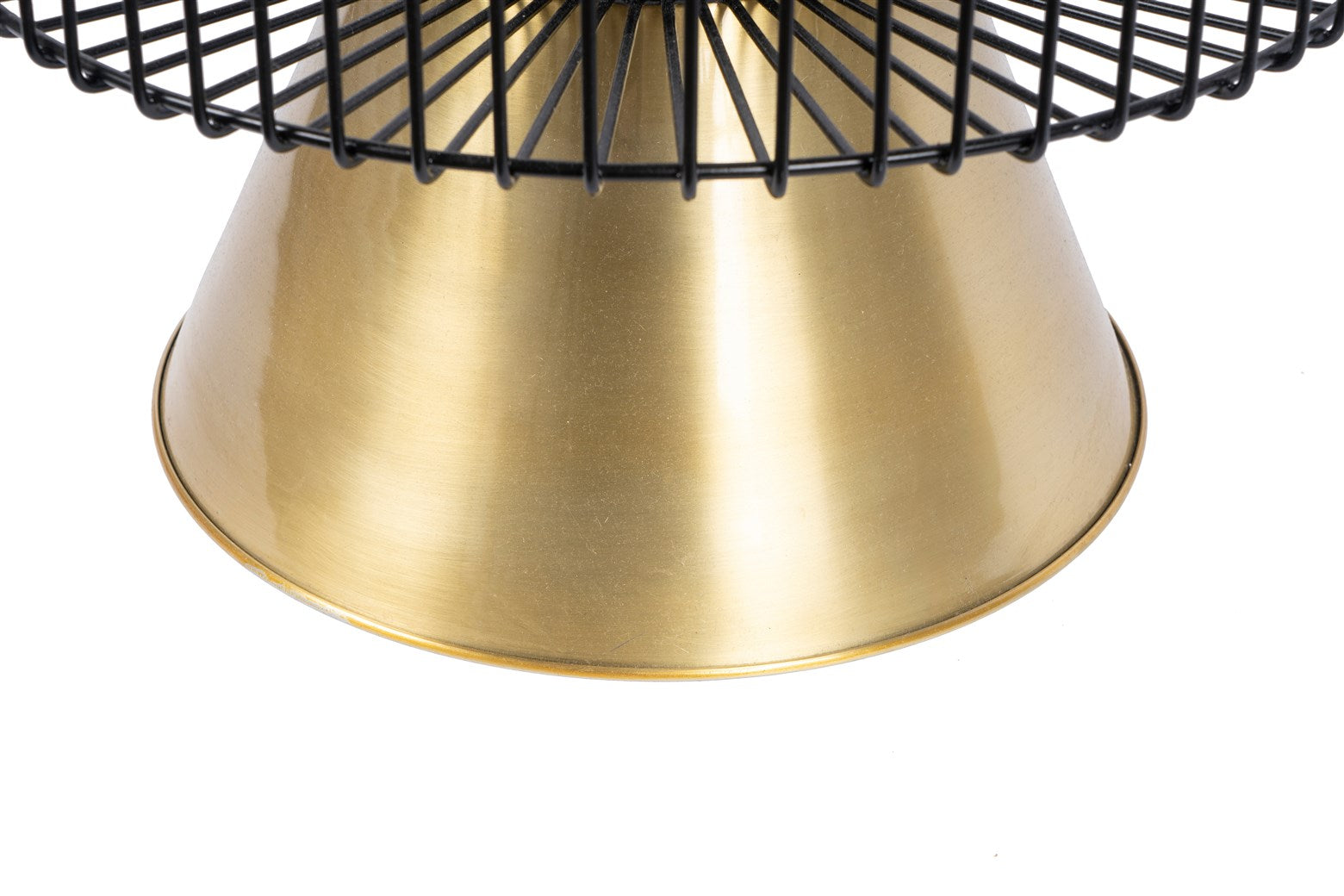 Table d'appoint marron noir or - Malibu