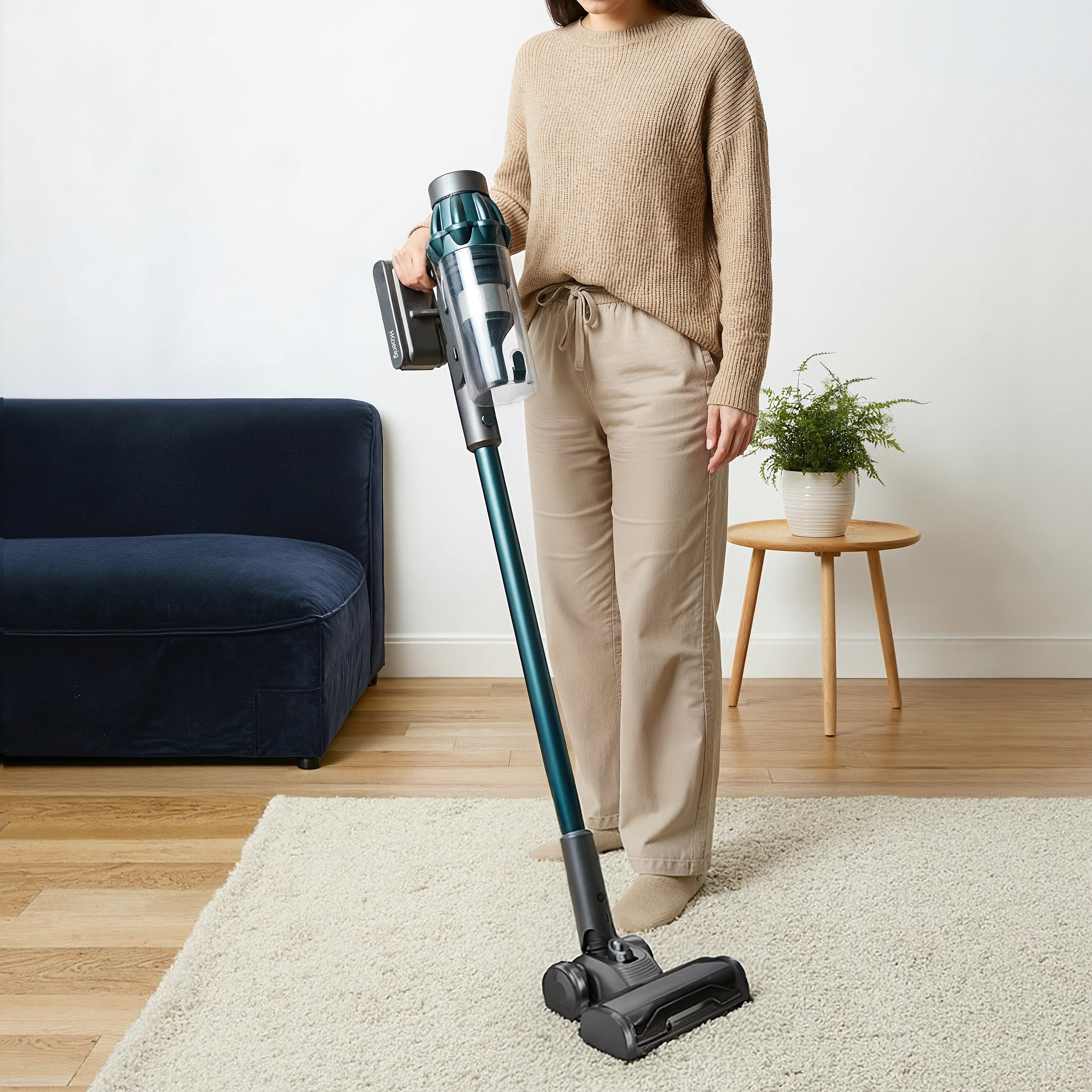Aspirateur balai 2 en 1 sans fil Power +