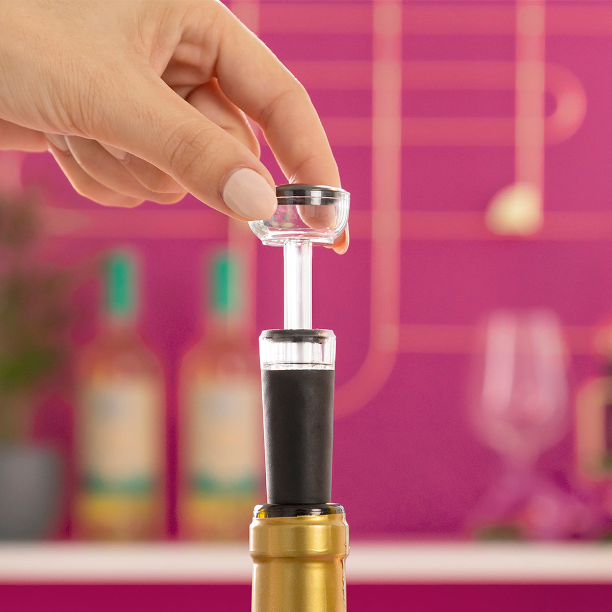 Tire-bouchon Électrique Rechargeable avec Accessoires pour le Vin