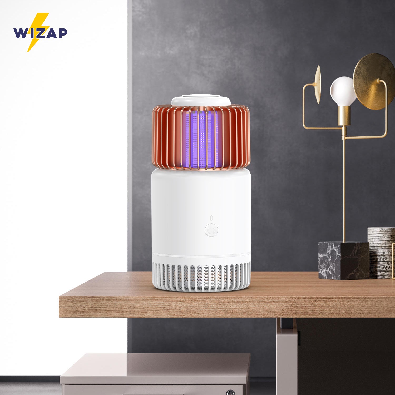 Lampes anti-moustiques sans fil  + 3 appâts inclus