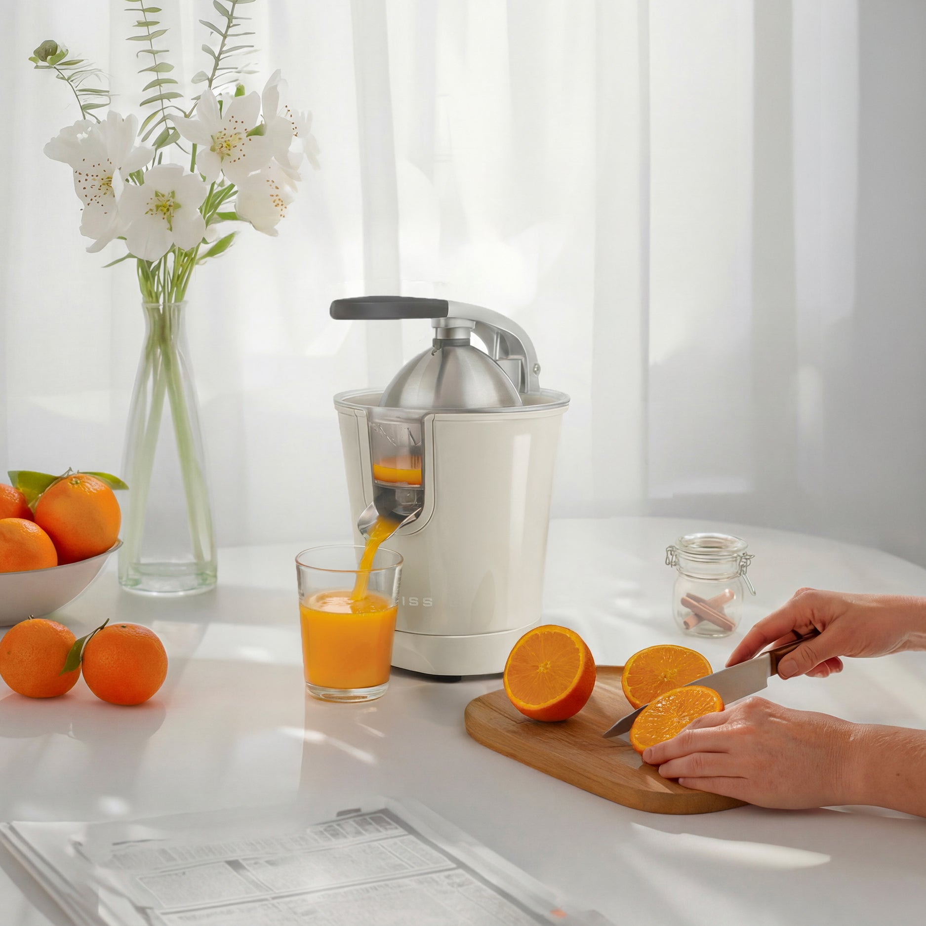 Presse-agrumes électrique Beige
