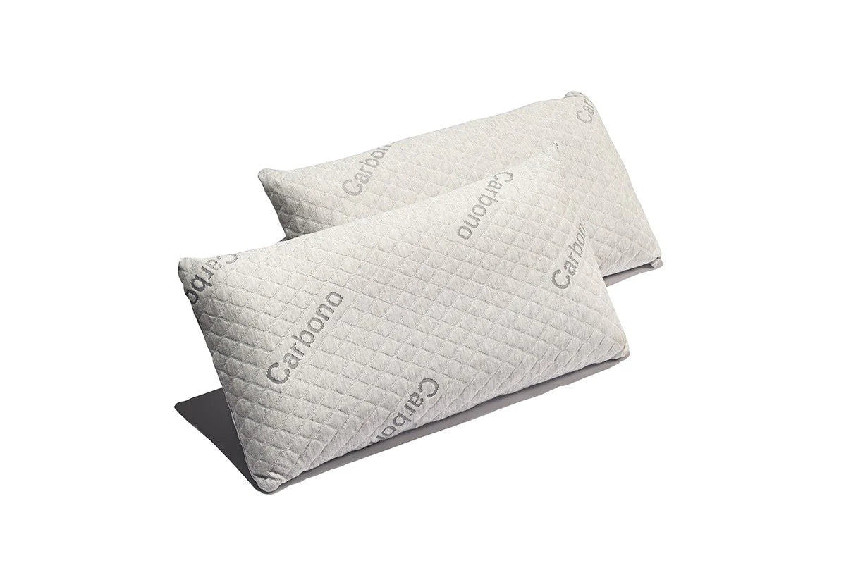 Lot de 2 Oreillers viscoélastiques au charbon actif