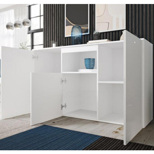 Buffet couleur blanc  - 140 X 82 cm - Napan