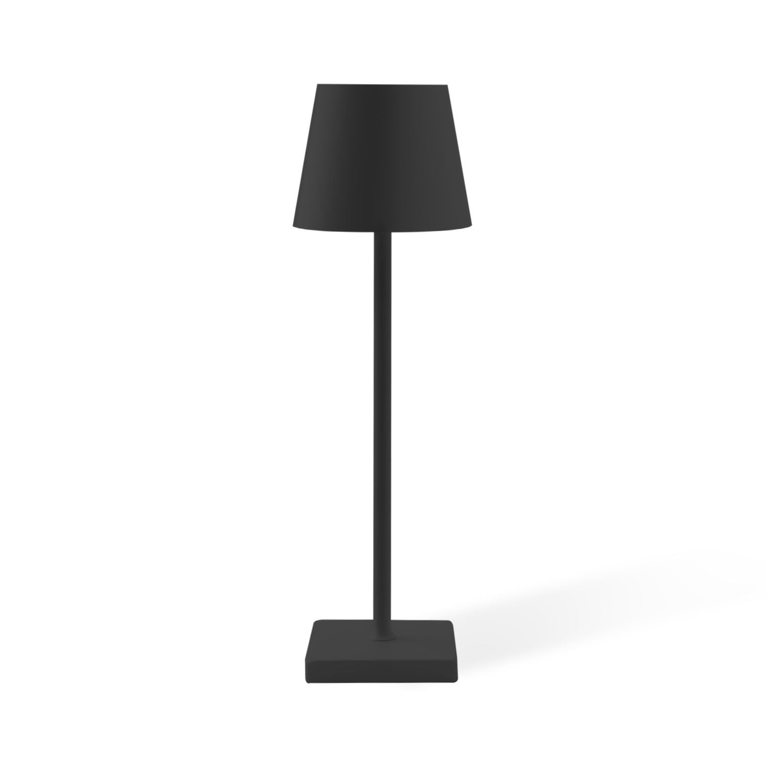 FlinQ Lampe de Table Nova Noire - Rechargeable et avec Commande Tactile