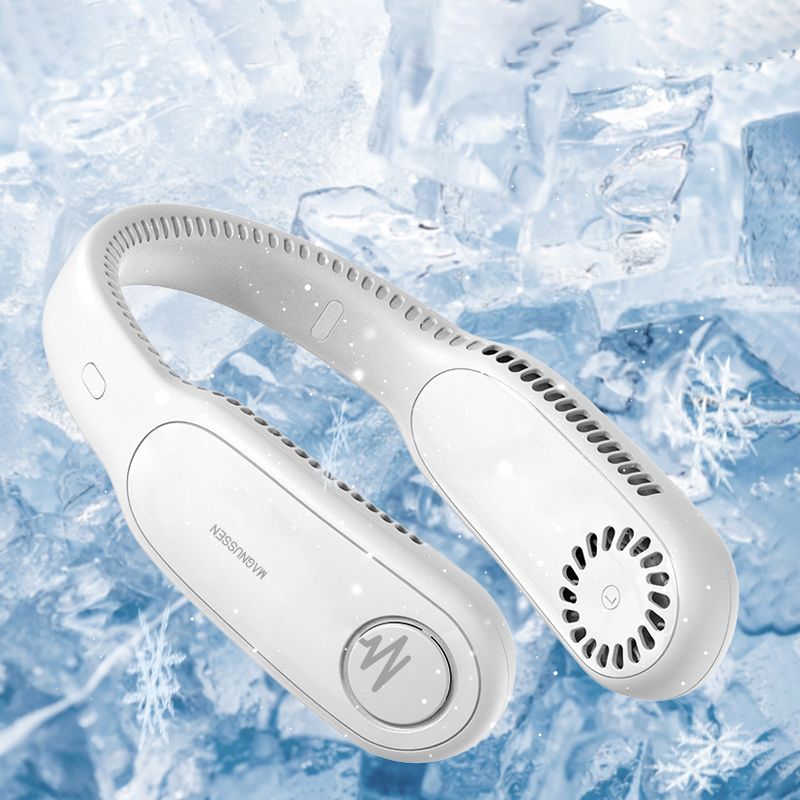 Ventilateur portable de cou blanc