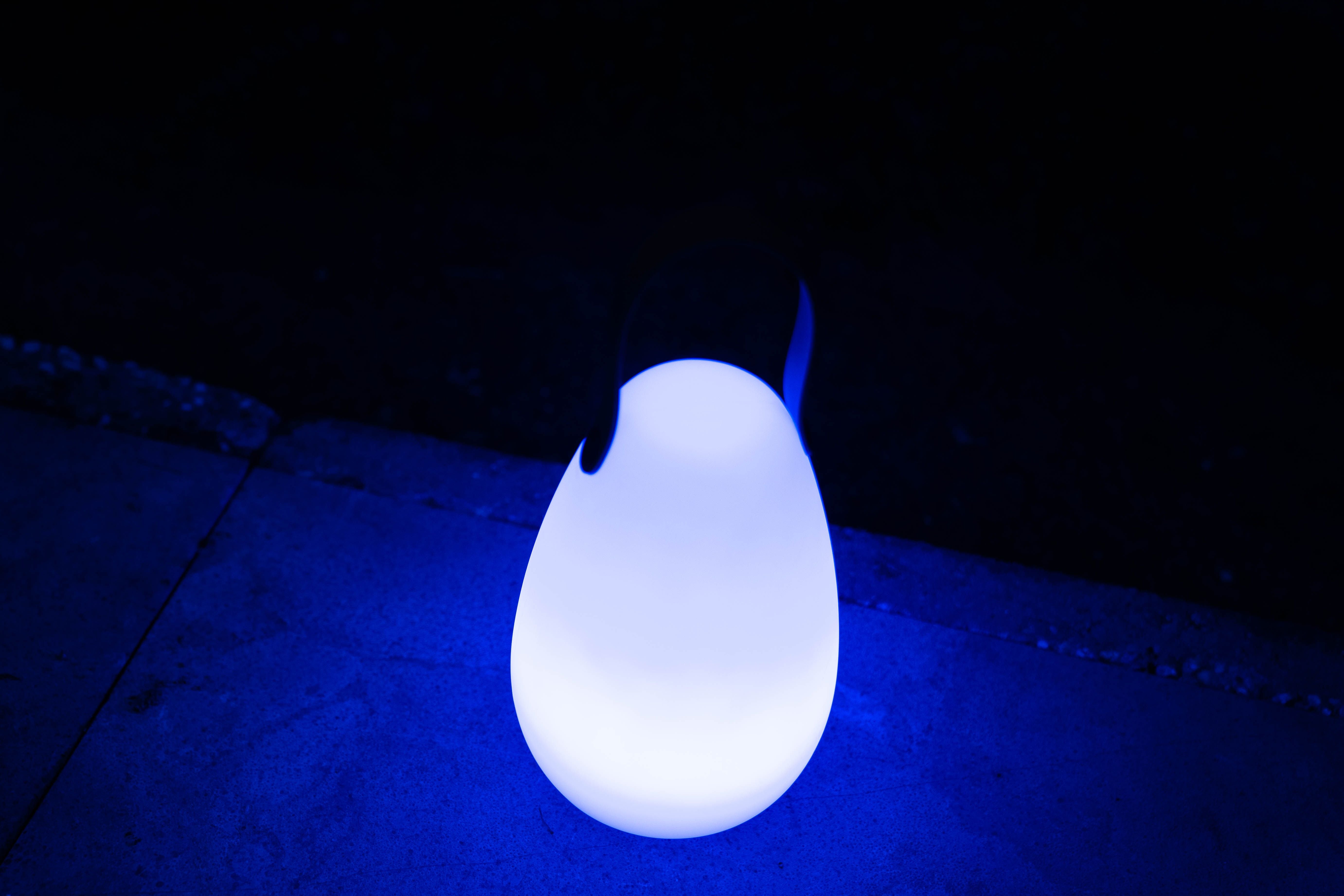 FlinQ Lampe de Table LED Fiji - Rechargeable - Couleurs RVB - Intérieur & Extérieur