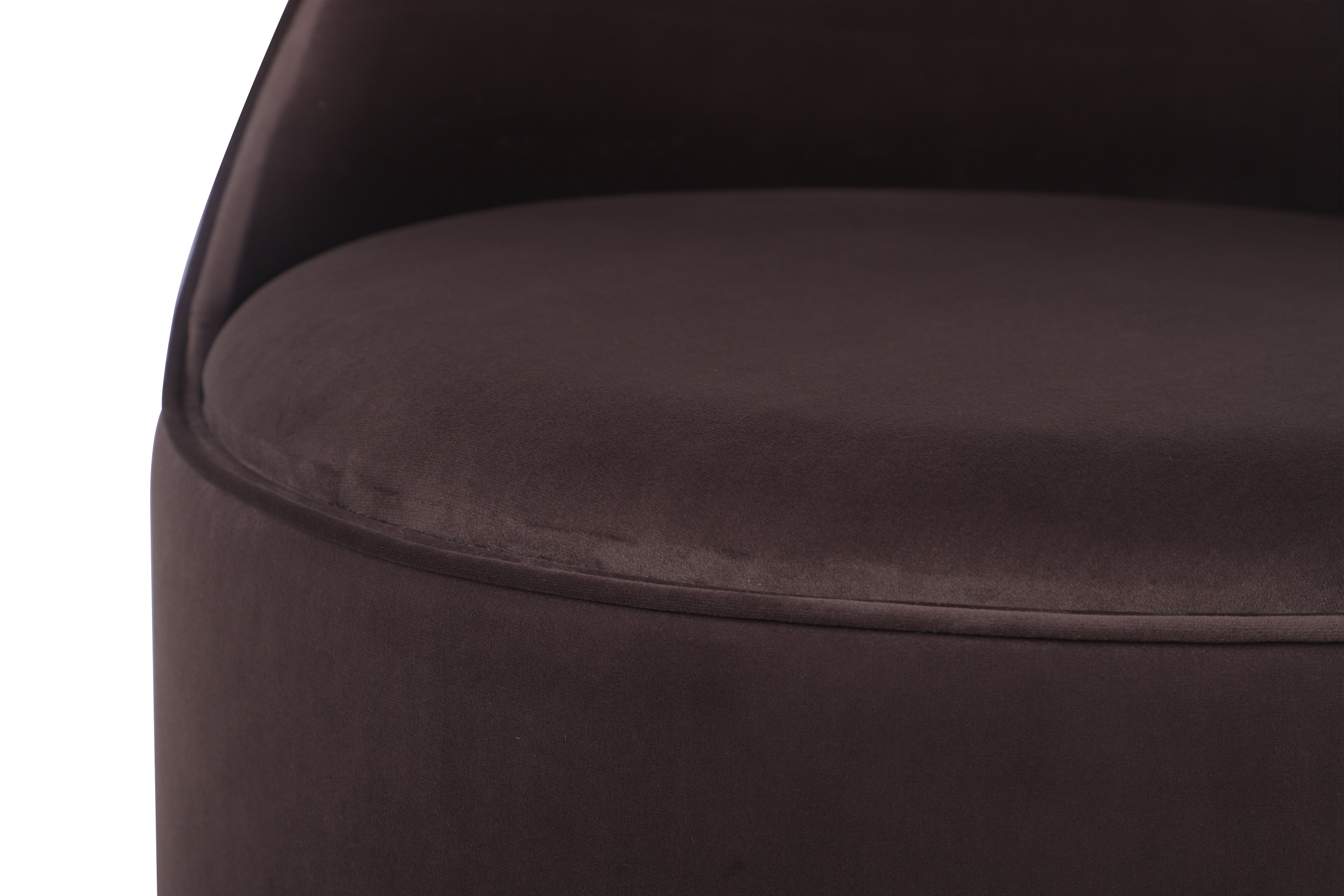 Tabouret pivotant marron - Viktor