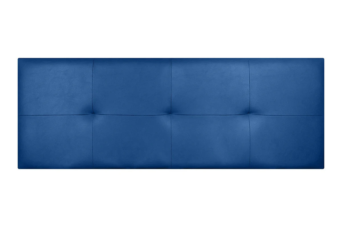 Tête de lit en similicuir Cala - Bleue