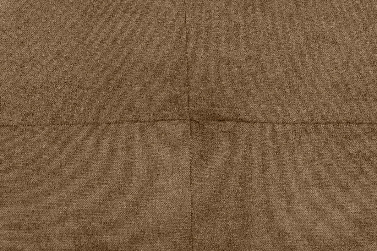 Tête de lit en tissu Cala - Brune