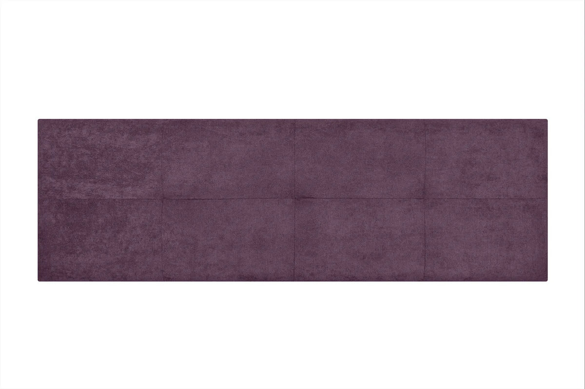 Tête de lit en tissu Dalia - Violet