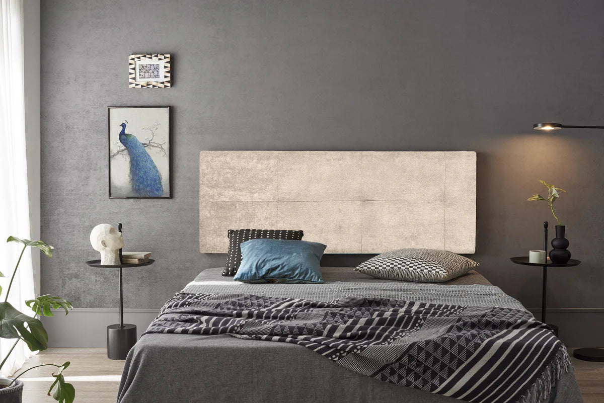 Tête de lit en tissu Cala - Beige