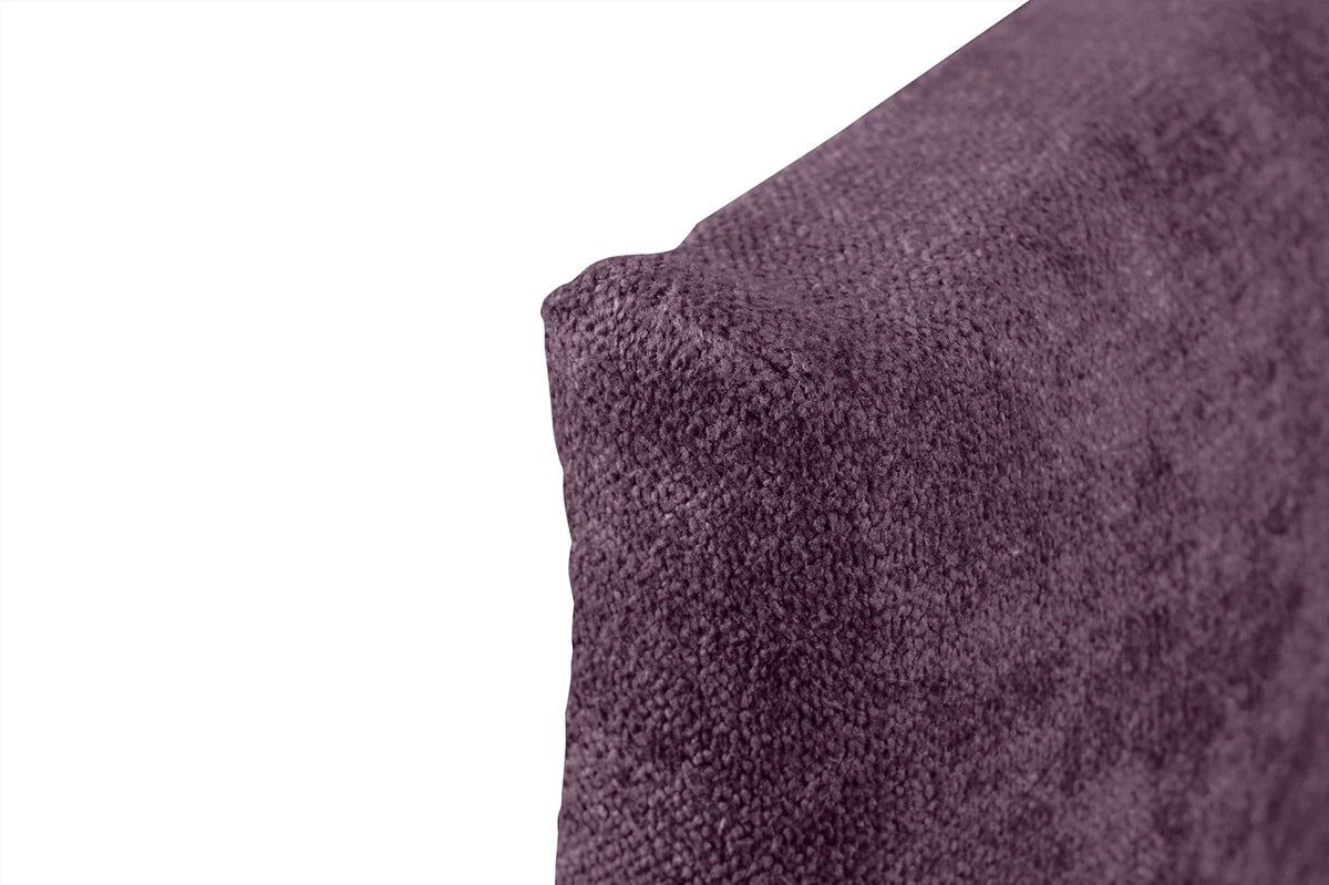 Tête de lit en tissu Dalia - Violet