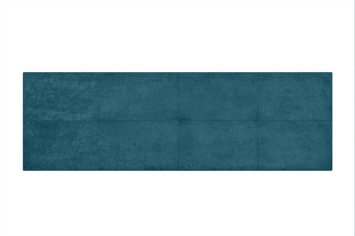 Tête de lit en tissu Cala - Bleue