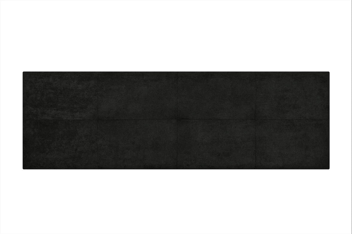 Tête de lit en tissu Cala - Noire
