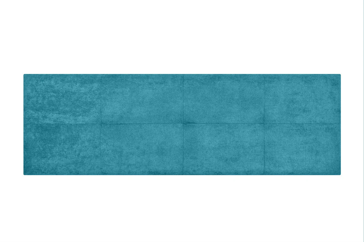 Tête de lit en tissu Dalia - Turquoise