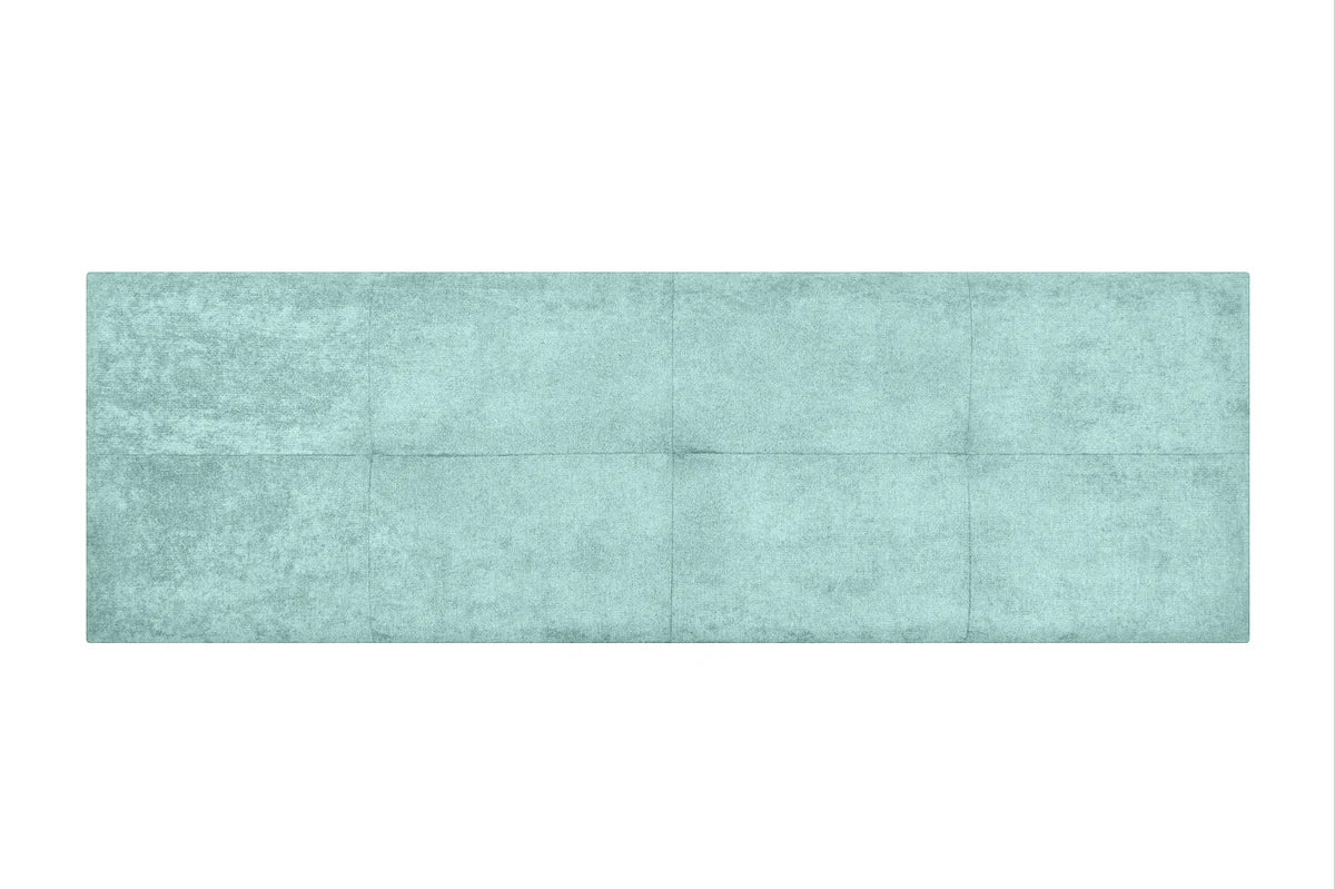 Tête de lit en tissu Dalia - Bleue clair