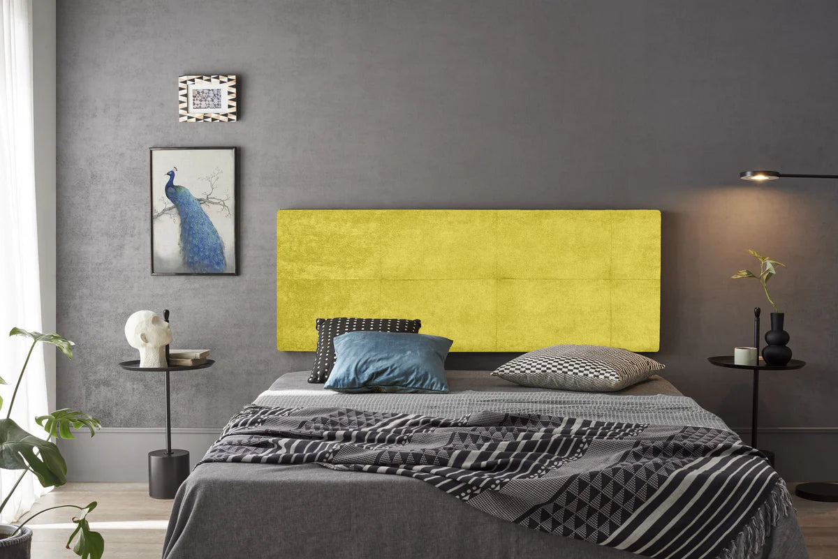 Tête de lit en tissu Cala - Pistache