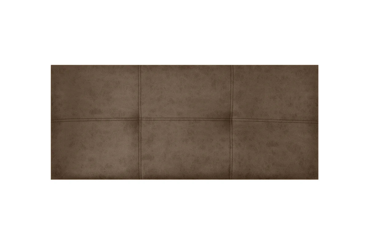 Tête de lit Dalia tissu magnolia - Chocolat
