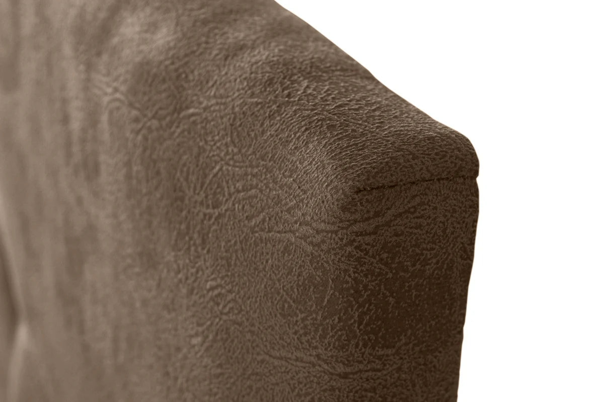 Tête de lit Dalia tissu magnolia - Chocolat