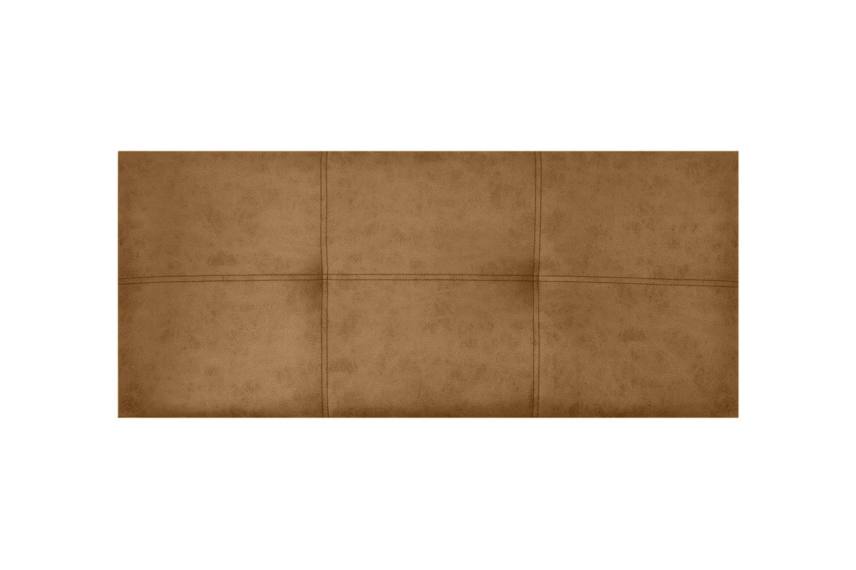 Tête de lit Dalia tissu magnolia - Cuir