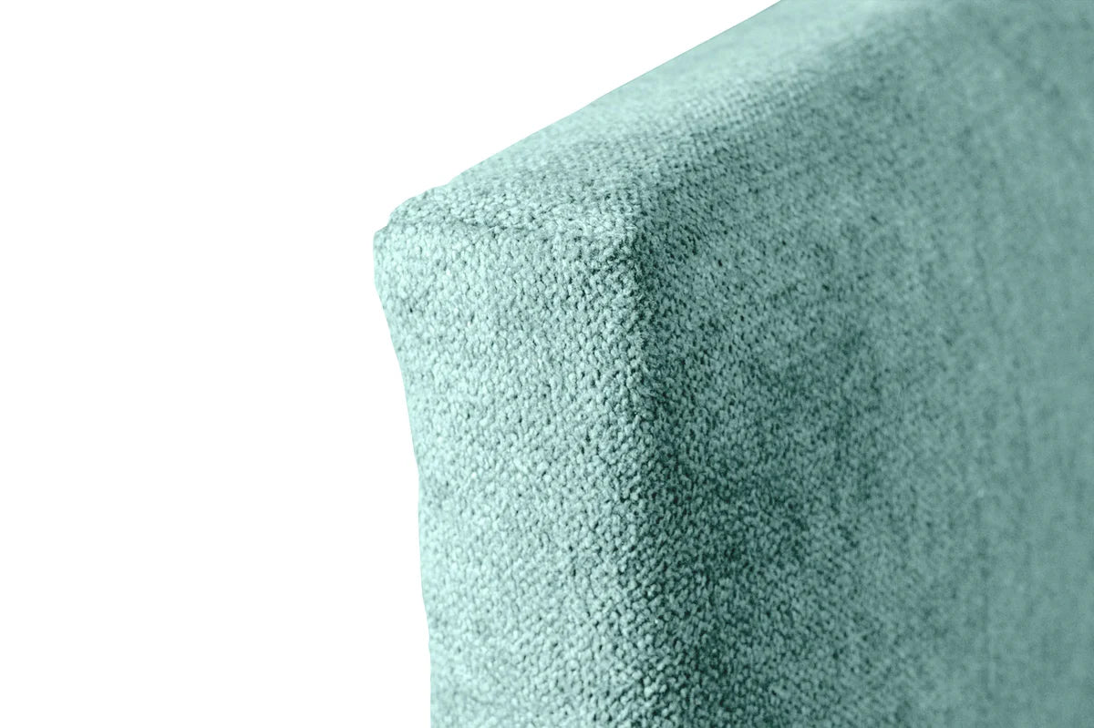 Tête de lit gigogne en tissu Dalia - Bleue clair