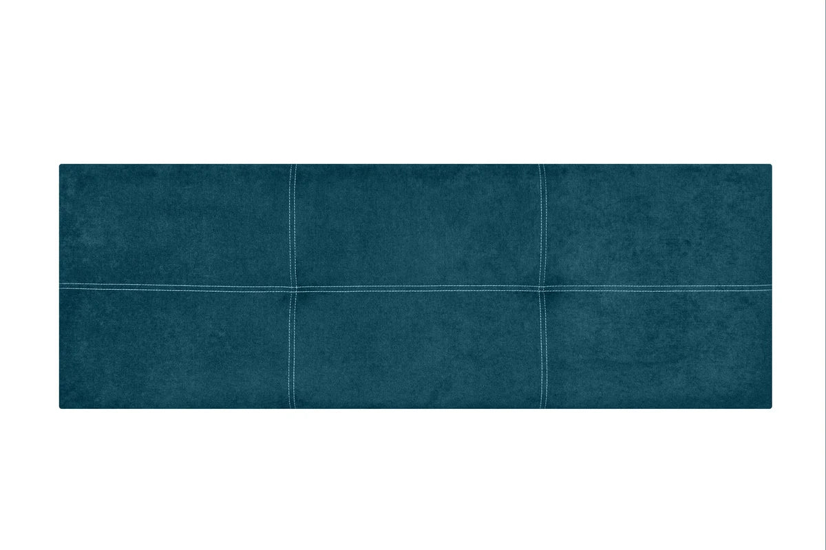 Tête de lit gigogne en tissu Dalia - Bleue