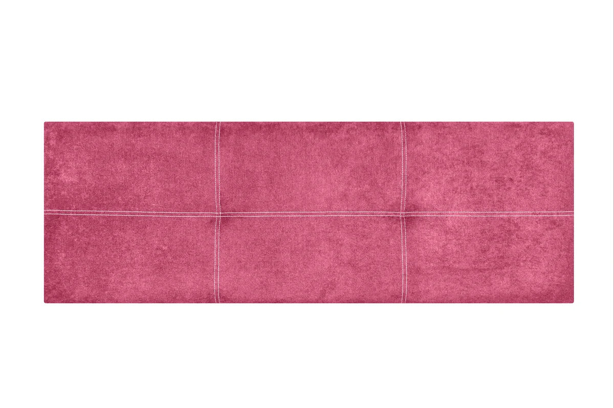 Tête de lit gigogne en tissu Dalia - Rose