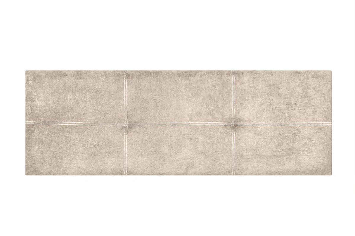 Tête de lit gigogne en tissu Dalia - Beige