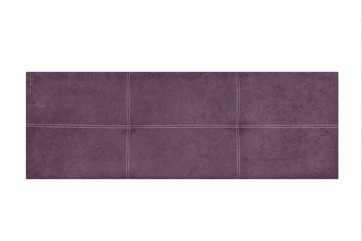 Tête de lit gigogne en tissu Dalia - Violet